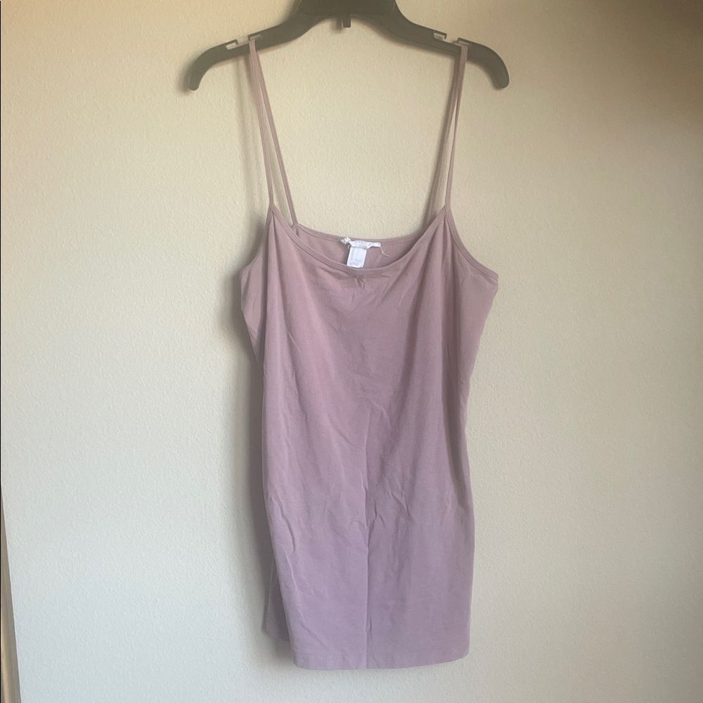Forever 21 spaghetti Strap layering tank tan